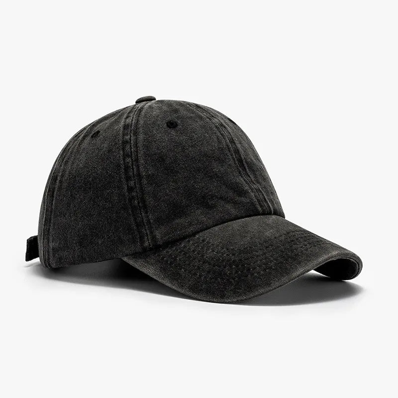 Washed Curved-Brim Baseball Cap - Onvynix Labs