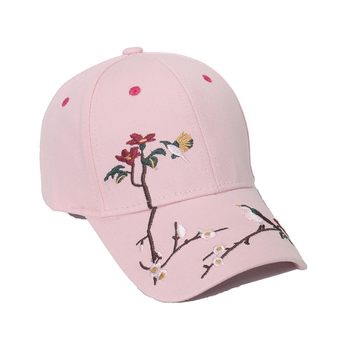 Ins hat women new summer China Chic cap sunshade sun hat crane plum embroidery baseball cap Chinese style - Onvynix Labs