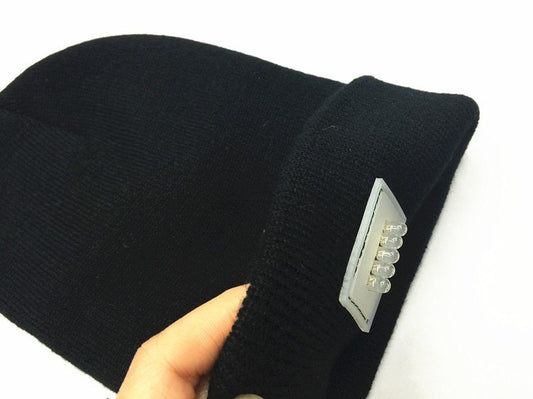 Men Warm Hats Beanie 5 LED Lighted Cap Beanie Knitted Caps Women's Hats - Onvynix Labs
