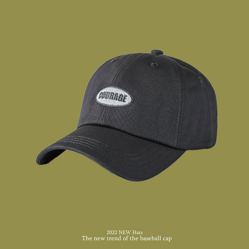 Hat Female Spring And Summer New Baseball Cap Street Cover Face Sunscreen Peaked Solid Color Simple Couple Hat - Onvynix Labs