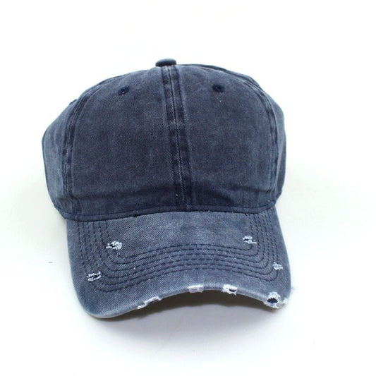 Autumn and winter distressed personalized soft-top cap Harajuku retro hat - Onvynix Labs