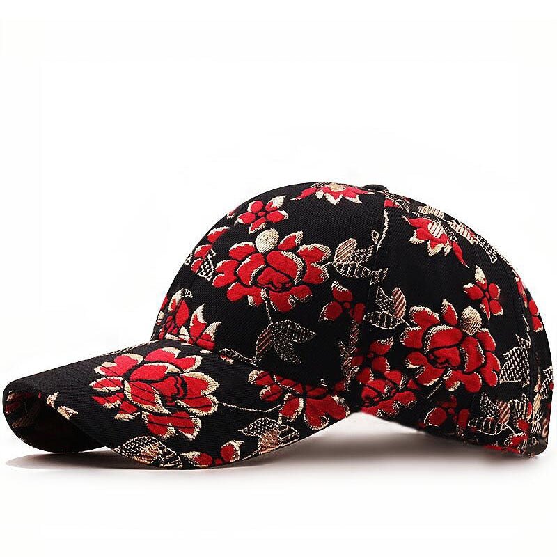 Simple Women's Baseball Cap Painting Embroidery Flower Girl Snapback Hats Jeans Woman Female Cap Summer fishing Sun Hat - Onvynix Labs