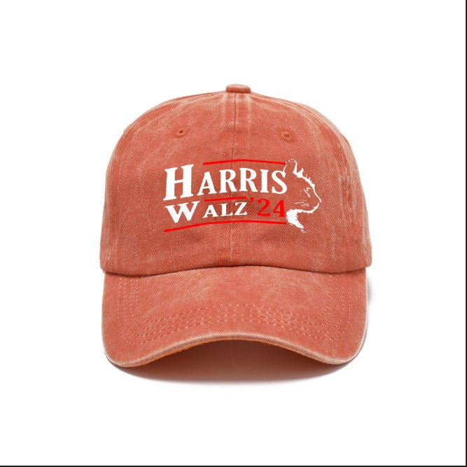Washed cotton patterned hat used dad hat men's baseball cap soft top sun hat - Onvynix Labs