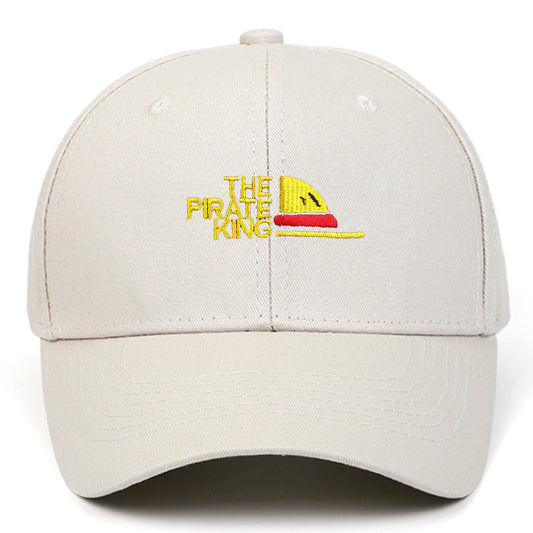 Anime cartoon embroidered baseball cap baseball cap women's spring and summer ins soft top street duckbill cap men's travel cap - Onvynix Labs