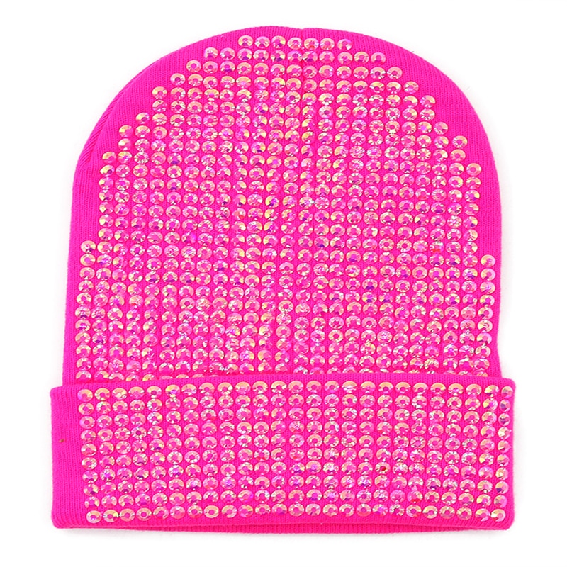 Autumn And Winter Punk Drill Warm And Versatile Acrylic Knitted Drill Cap For Men And Women - Onvynix Labs