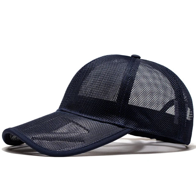 Adult Summer Mesh Sun Cap Lady Outdoors Sport Hat Man Big Size Baseball Caps - Onvynix Labs