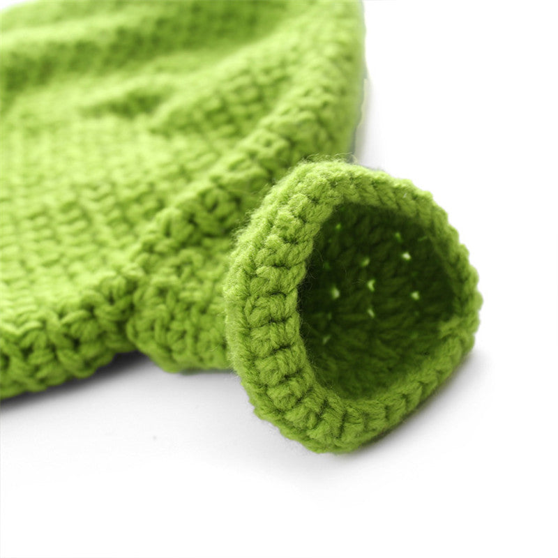 Unisex Balaclava Monster Shrek Hat Wool Winter Knitted Hats Green Party Funny Beanie Skullies Cap for Women Men Pure Handmade - Onvynix Labs