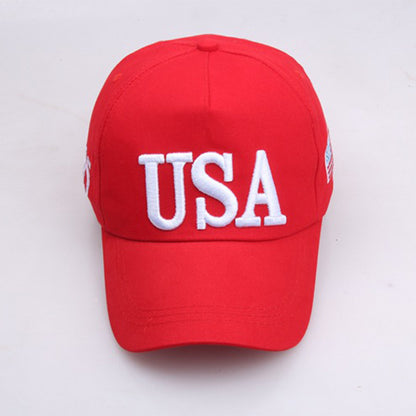 Trump baseball cap Amazon best seller Trump hat US election 3D embroidery USA hat logo embroidery - Onvynix Labs