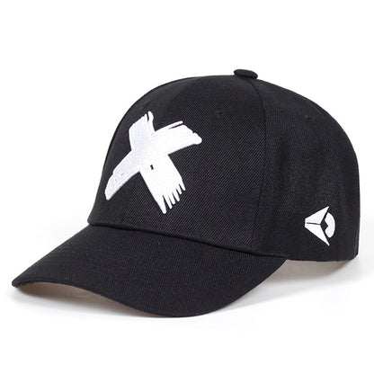 New men's black trendy hat embroidered baseball cap for autumn and winter - Onvynix Labs