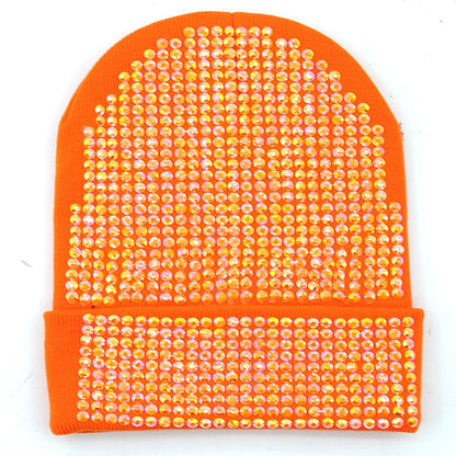 Autumn And Winter Punk Drill Warm And Versatile Acrylic Knitted Drill Cap For Men And Women - Onvynix Labs