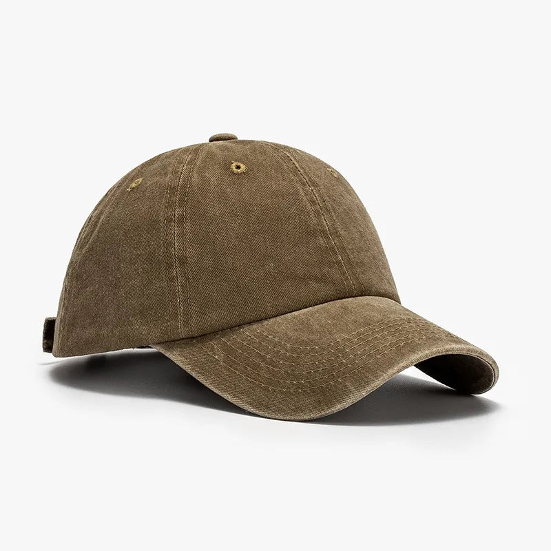 Washed Curved-Brim Baseball Cap - Onvynix Labs