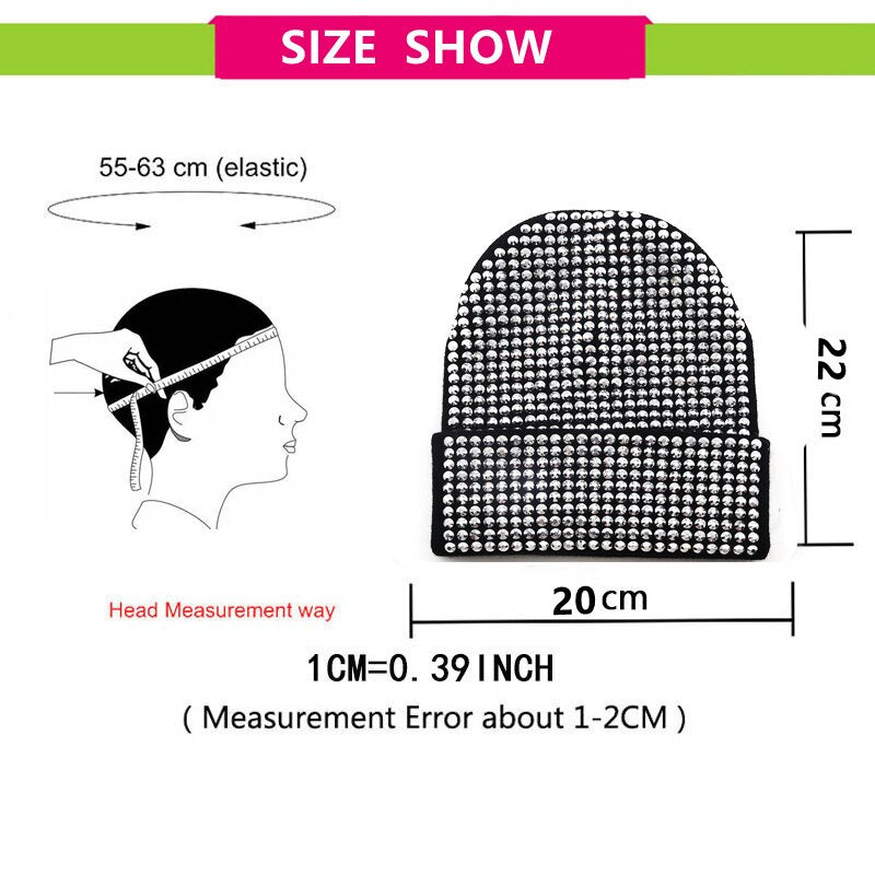 Autumn And Winter Punk Drill Warm And Versatile Acrylic Knitted Drill Cap For Men And Women - Onvynix Labs