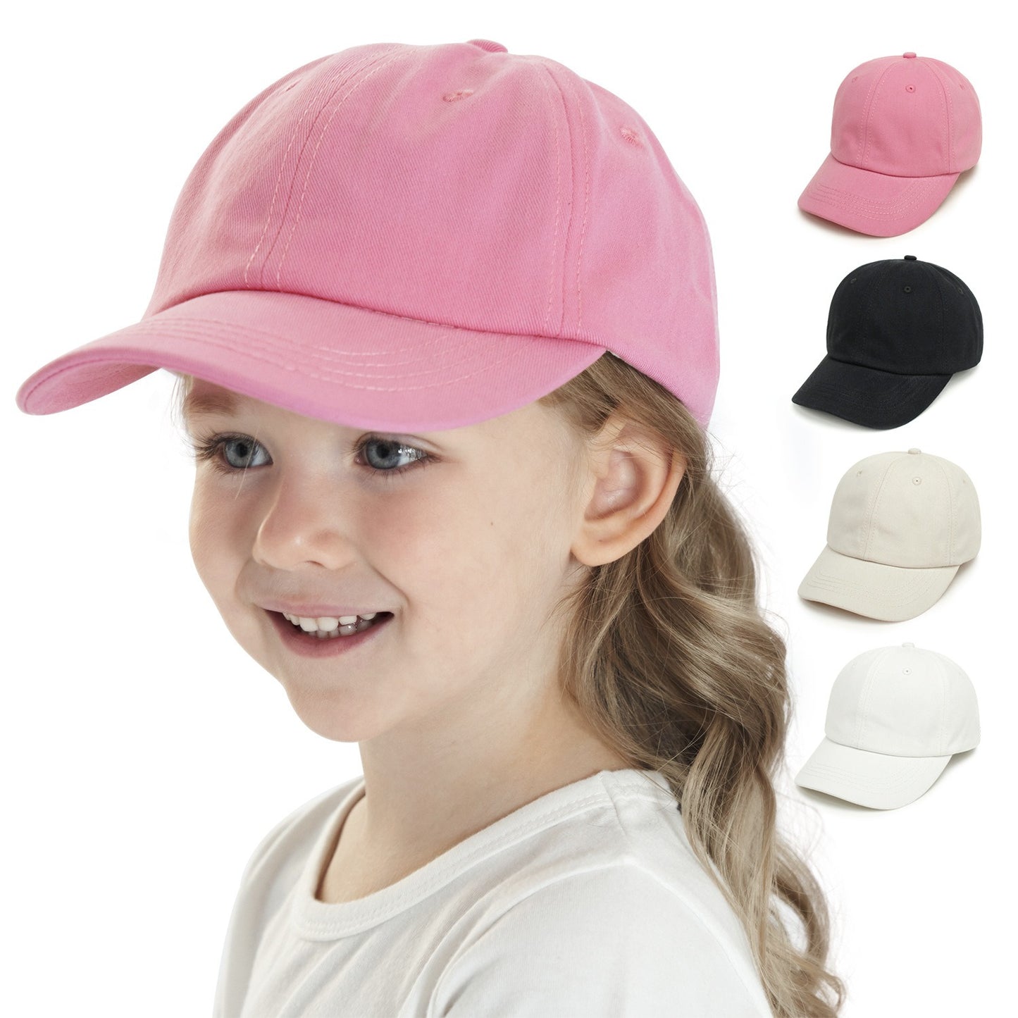 Baseball Cap Children's New Outdoor Casual Hundred Take The Duck Tongue Hat Solid Color Curved Brim Sun Hat 9 Colors - Onvynix Labs