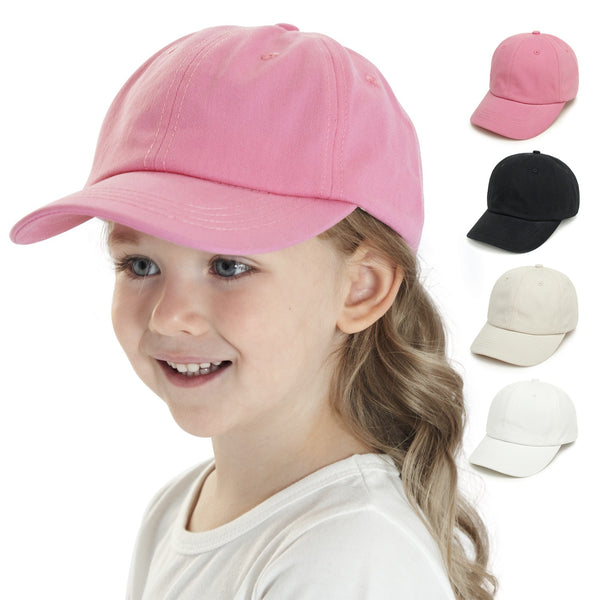 Baseball Cap Children's New Outdoor Casual Hundred Take The Duck Tongue Hat Solid Color Curved Brim Sun Hat 9 Colors - Onvynix Labs