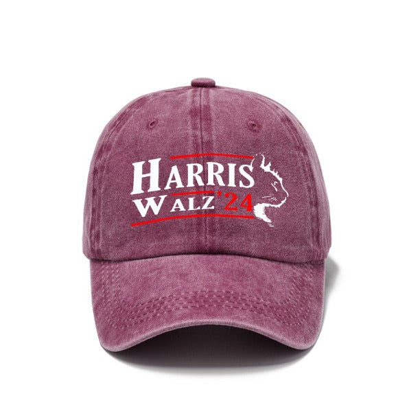 Washed cotton patterned hat used dad hat men's baseball cap soft top sun hat - Onvynix Labs