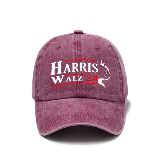 Washed cotton patterned hat used dad hat men's baseball cap soft top sun hat - Onvynix Labs