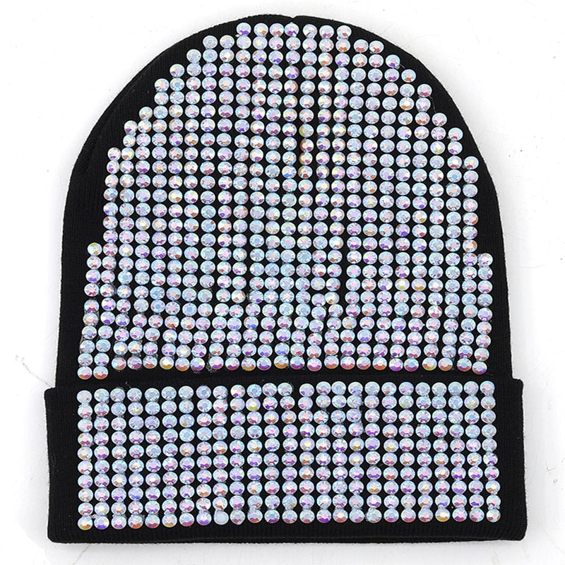 Autumn And Winter Punk Drill Warm And Versatile Acrylic Knitted Drill Cap For Men And Women - Onvynix Labs