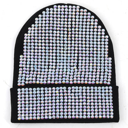 Autumn And Winter Punk Drill Warm And Versatile Acrylic Knitted Drill Cap For Men And Women - Onvynix Labs