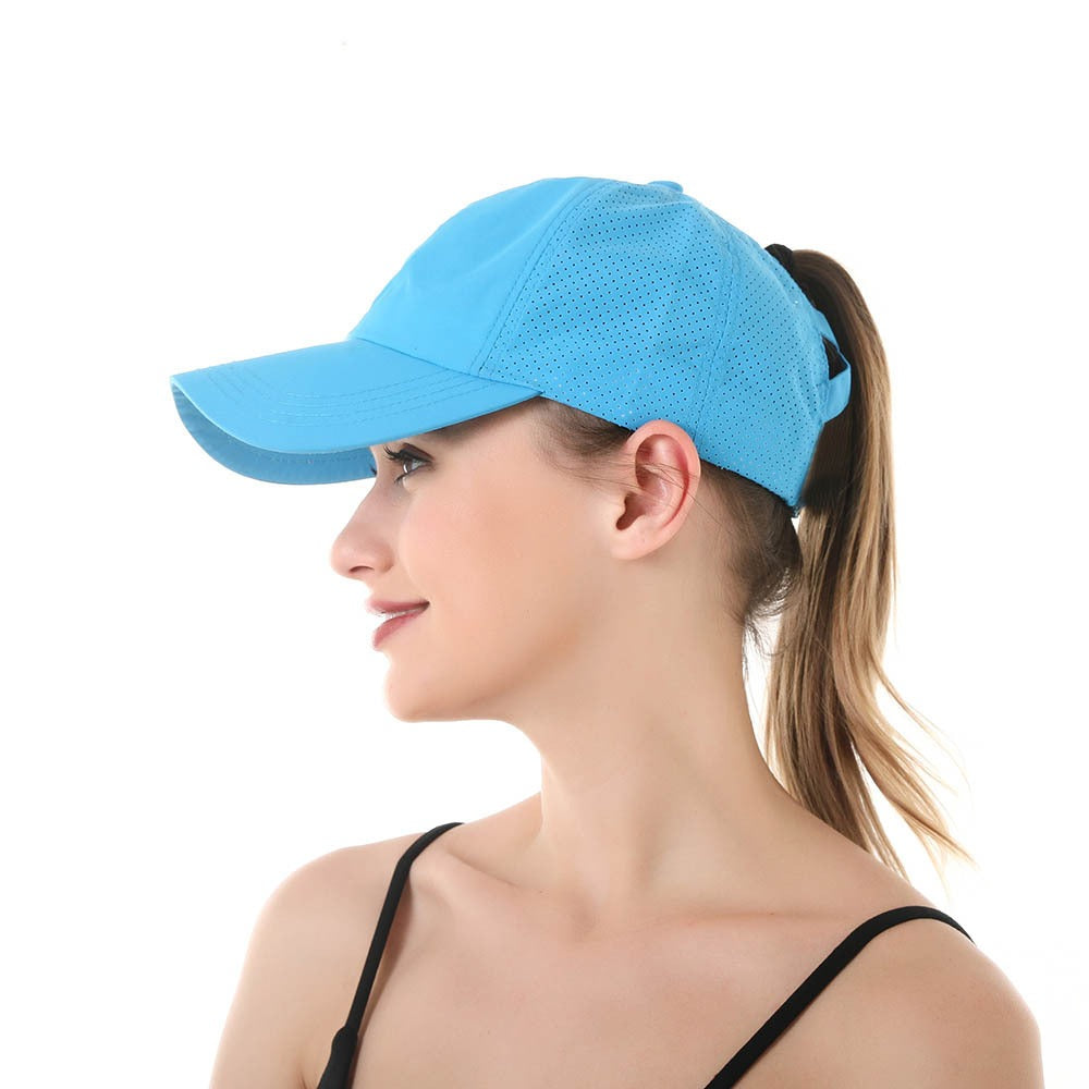 Baseball Cap Women's New Outdoor Sports Horsetail Baseball Cap Breathable Mesh Cap - Onvynix Labs