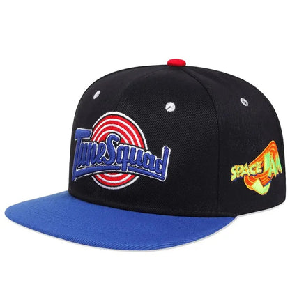 Hip hop flat brimmed hat rabbit embroidery street dance baseball cap sports basketball sun hat - Onvynix Labs