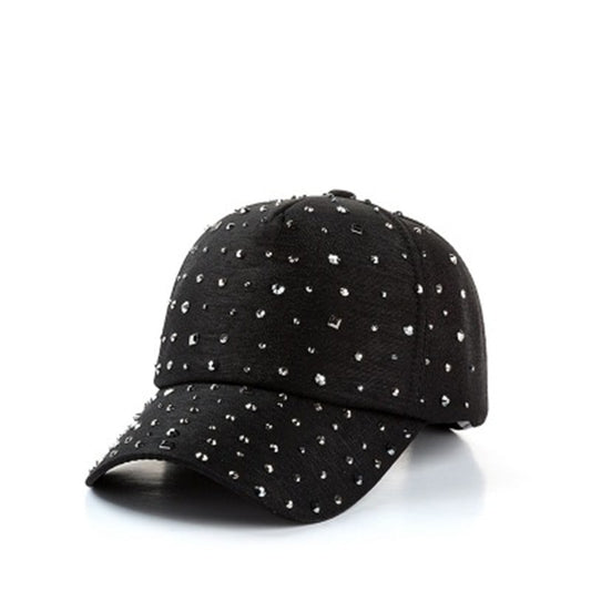 Unisex Streetwear Bone Cotton Rhinestone Breathable Mesh Sun Hat Summer Women Snapback Adjustable Rivet Ponytail Baseball Cap 83 - Onvynix Labs