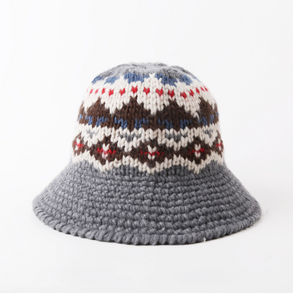 Female Knitting Bucket Hats Harajuku Bucket Hat Fishing Outdoor Panama Hip Hop Cap Men's Summer for Fisherman Hat Women Spring - Onvynix Labs