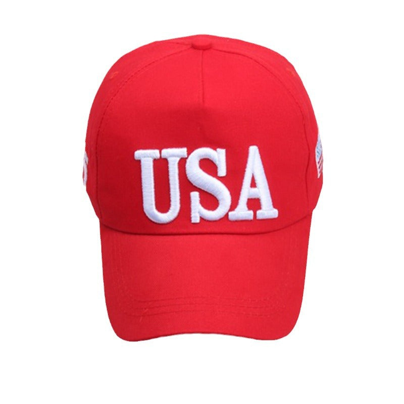 Trump baseball cap Amazon best seller Trump hat US election 3D embroidery USA hat logo embroidery - Onvynix Labs