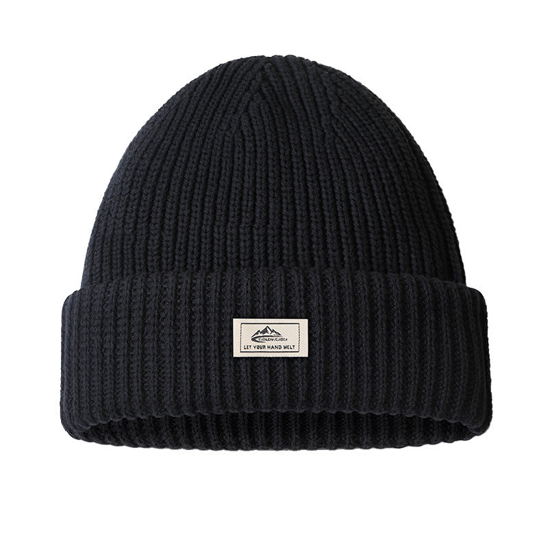 Autumn And Winter Pile Of Hat Male Windproof Ear Protection Show Face Small Anti-Cold Warm Knitted Cap Mask Dual-Use Woolen Cold Cap - Onvynix Labs