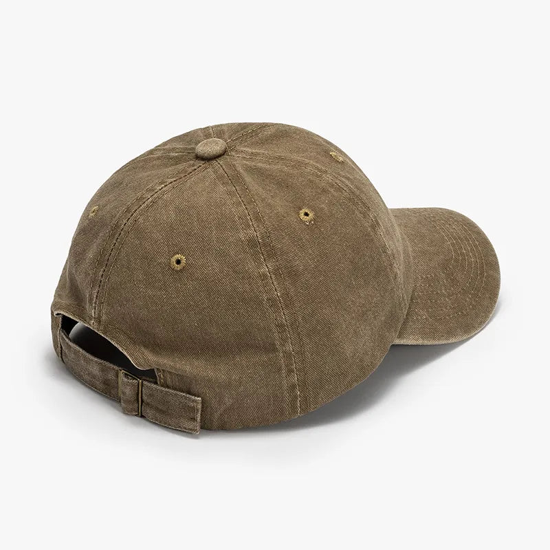 Washed Curved-Brim Baseball Cap - Onvynix Labs