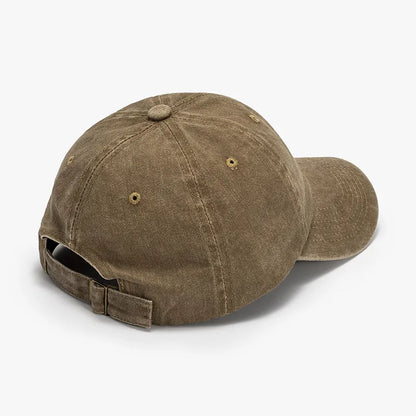 Washed Curved-Brim Baseball Cap - Onvynix Labs