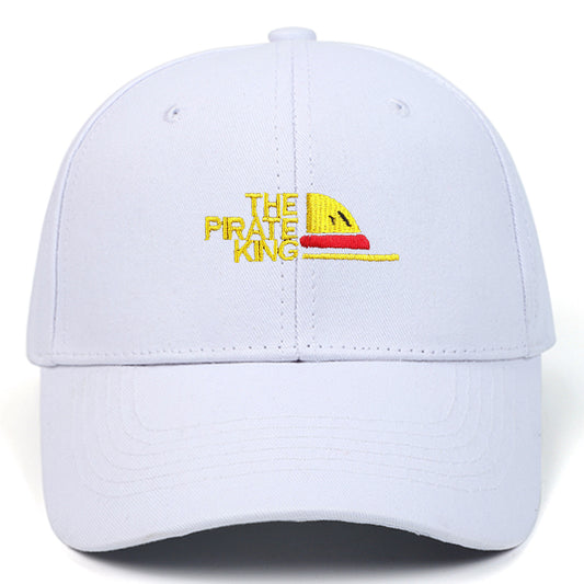 Anime cartoon embroidered baseball cap baseball cap women's spring and summer ins soft top street duckbill cap men's travel cap - Onvynix Labs