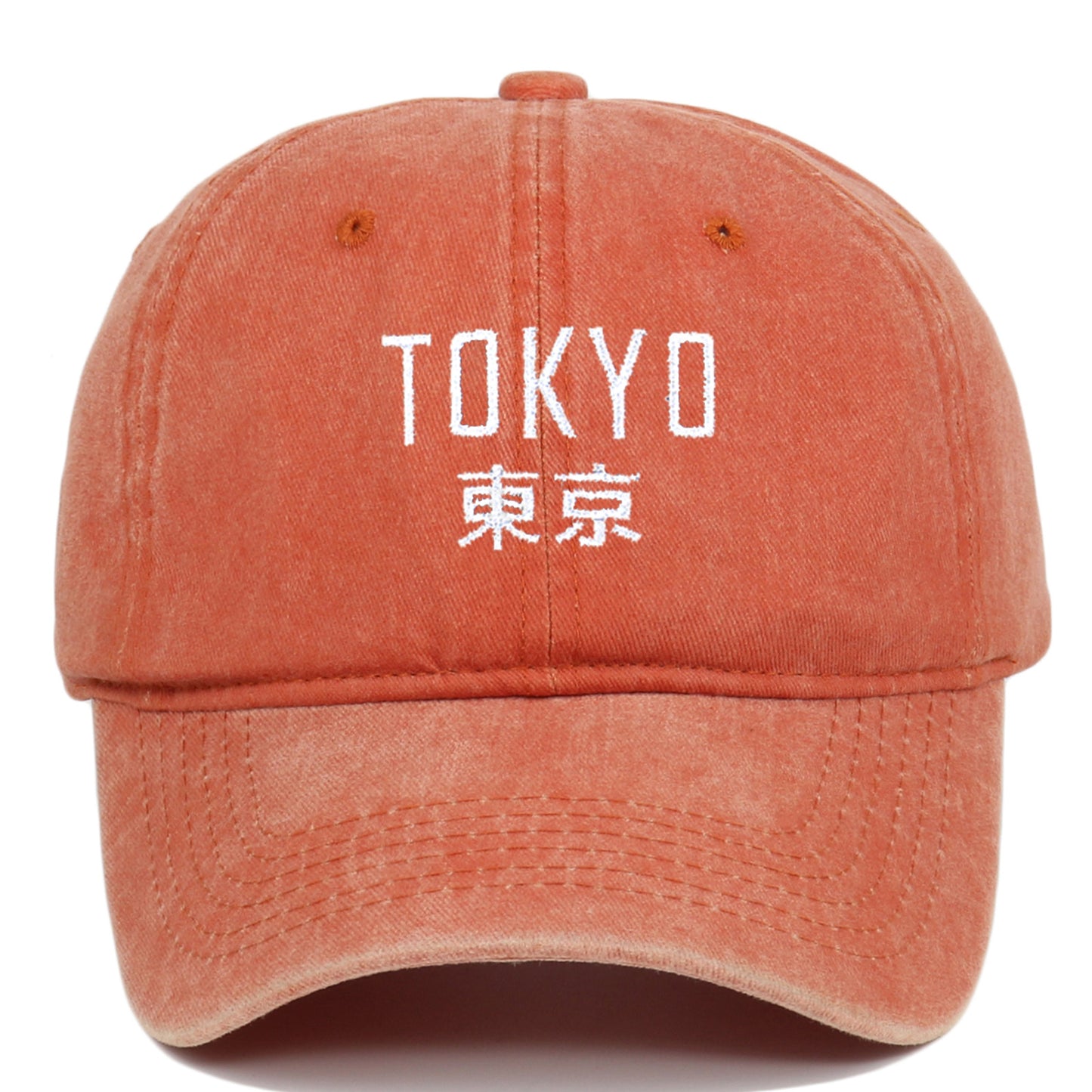 Washed Minimalist Tokyo Letter Baseball Cap Outdoor Sun Protection, Unisex Couple Hat - Onvynix Labs