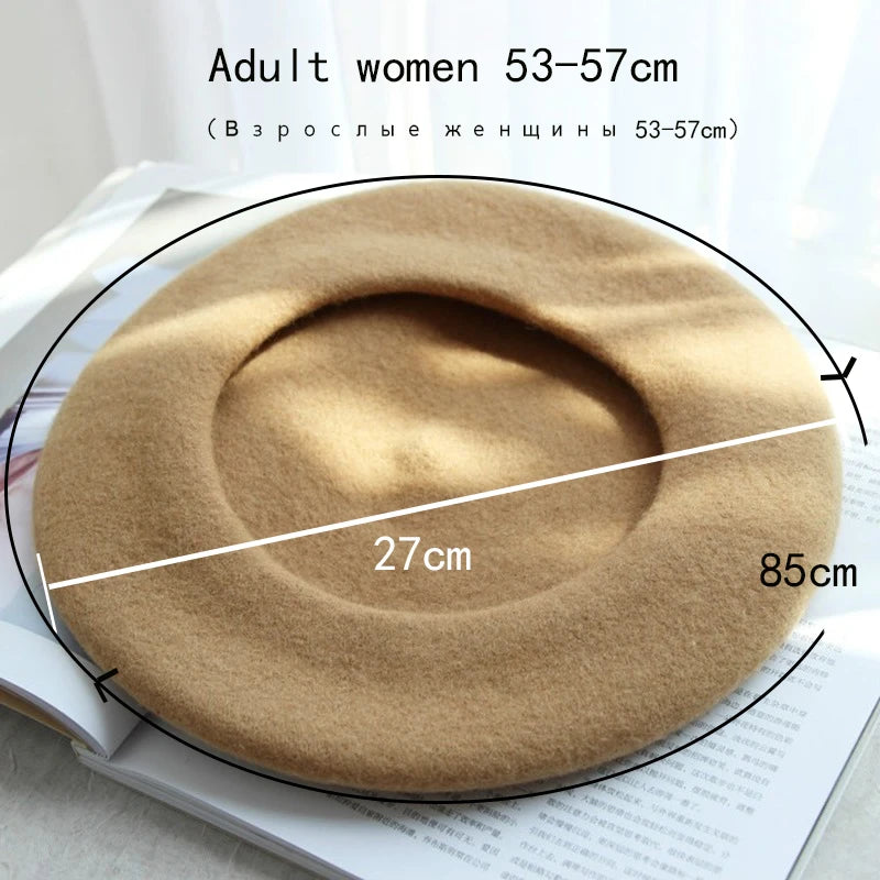 Wool Thick  Berets Artist French Beret Women Painter Hat Girls Female Warm  Walking Cap - Onvynix Labs