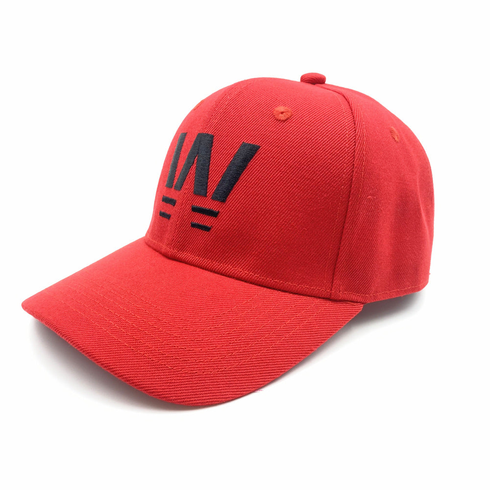 Anime soccer player hat embroidered red baseball cap duckbill cap - Onvynix Labs