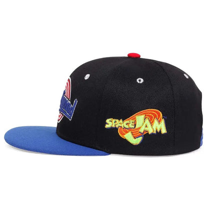 Hip hop flat brimmed hat rabbit embroidery street dance baseball cap sports basketball sun hat - Onvynix Labs