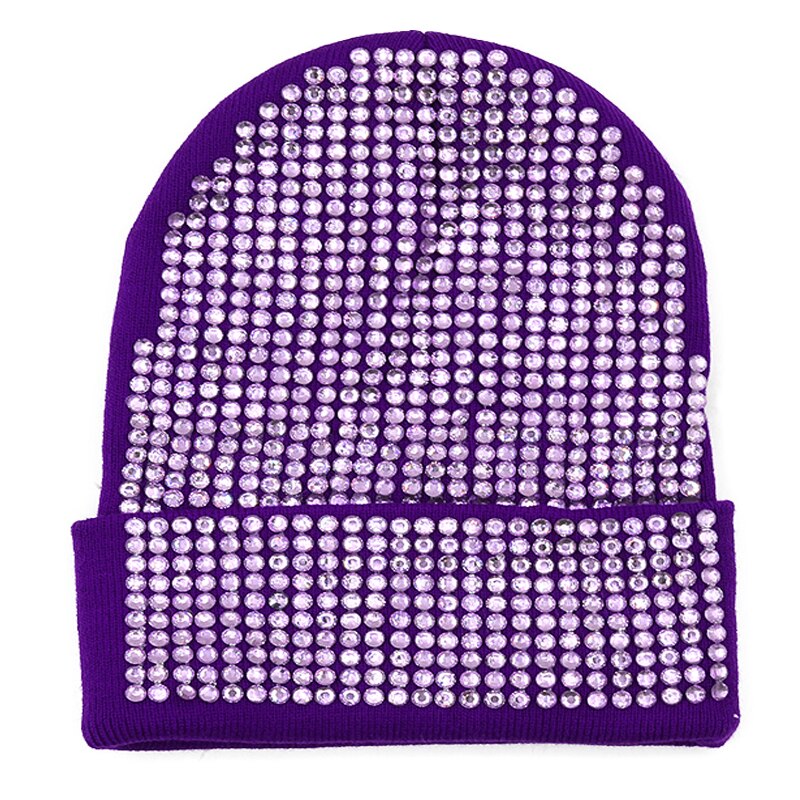 Autumn And Winter Punk Drill Warm And Versatile Acrylic Knitted Drill Cap For Men And Women - Onvynix Labs