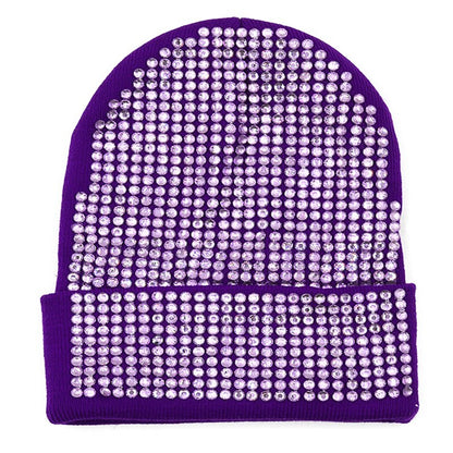 Autumn And Winter Punk Drill Warm And Versatile Acrylic Knitted Drill Cap For Men And Women - Onvynix Labs