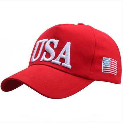 Trump baseball cap Amazon best seller Trump hat US election 3D embroidery USA hat logo embroidery - Onvynix Labs