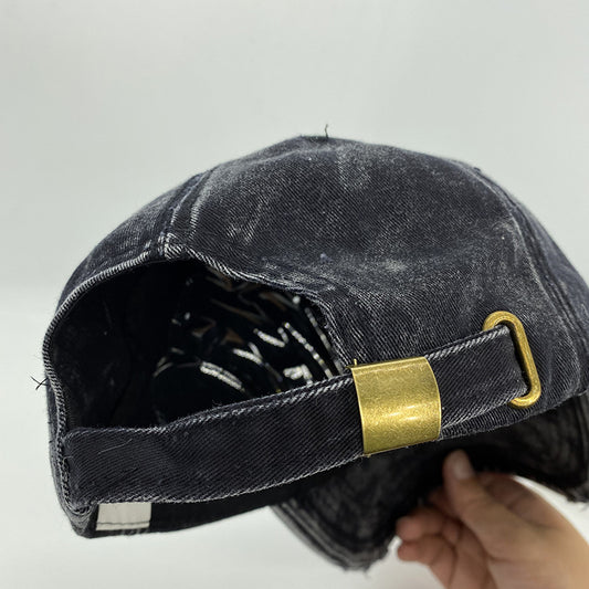 New Denim Material Hat Women Spring And Summer Retro Old Street Baseball Cap Sunscreen Outdoor Peaked Cap Ins Fashion - Onvynix Labs