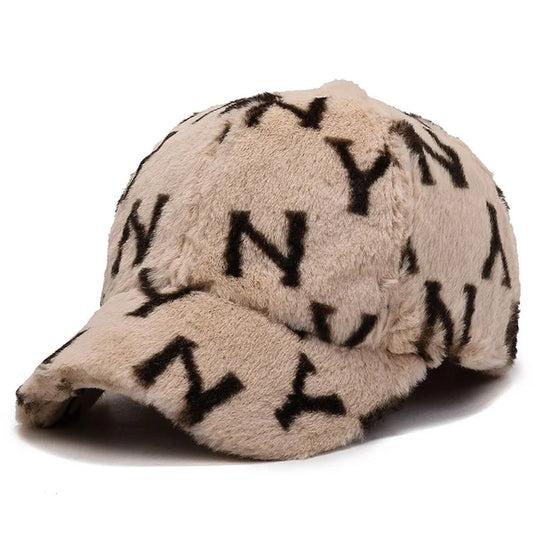 Short Brim Leopard Print Adjustable Women Baseball Cap Zebra Stripes Autumn Winter Short Plush Dad Hat Snapback - Onvynix Labs