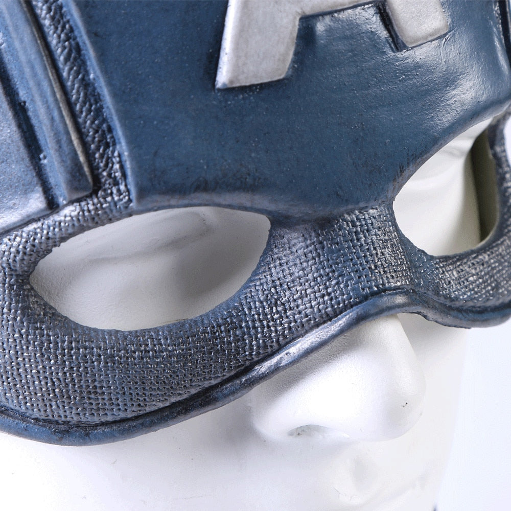 Captain America Cap Latex Simulation Cos Mask - Onvynix Labs