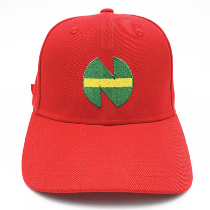 Anime soccer player hat embroidered red baseball cap duckbill cap - Onvynix Labs