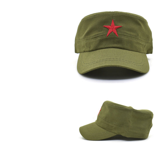 CLIMATE Communist Cap Caps Hats Men Red Star Army Cap Party Men International Brigades Flat Top Cool Army Military Hat Caps Man - Onvynix Labs