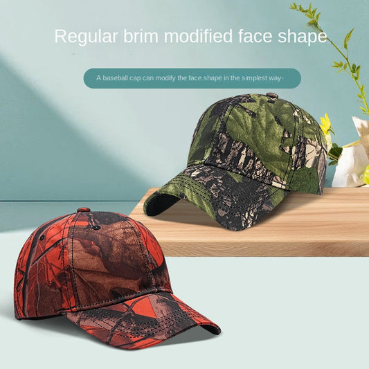 Camouflage Baseball Cap for Men with Large Brim, Outdoor Sun Protection, Adjustable Hat - Onvynix Labs
