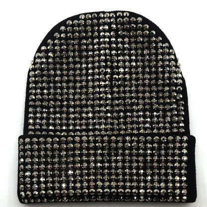Autumn And Winter Punk Drill Warm And Versatile Acrylic Knitted Drill Cap For Men And Women - Onvynix Labs