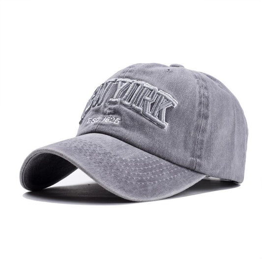 Cotton baseball cap hat for women men vintage dad hat NEW YORK embroidery letter outdoor sports caps - Onvynix Labs