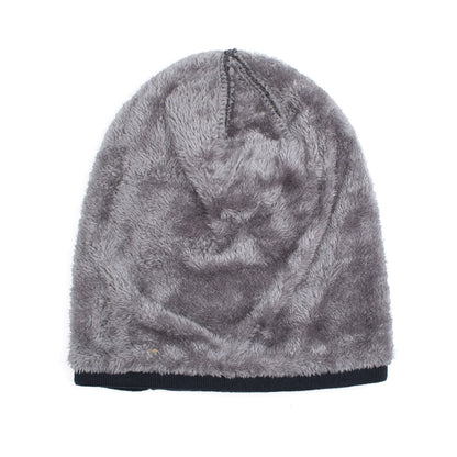 Velvet H-iron label pullover cap knitted yarn cap - Onvynix Labs