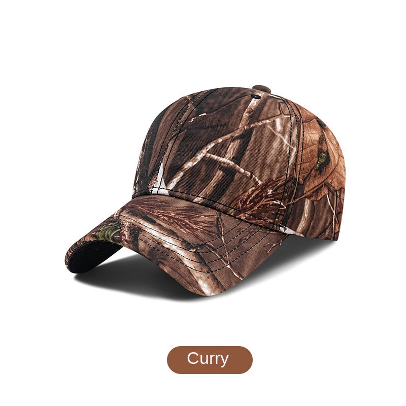 Camouflage Baseball Cap for Men with Large Brim, Outdoor Sun Protection, Adjustable Hat - Onvynix Labs