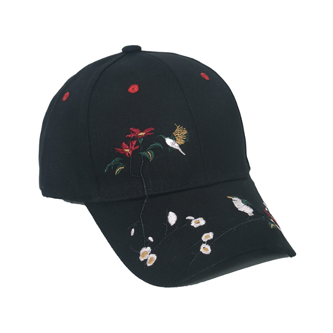 Ins hat women new summer China Chic cap sunshade sun hat crane plum embroidery baseball cap Chinese style - Onvynix Labs