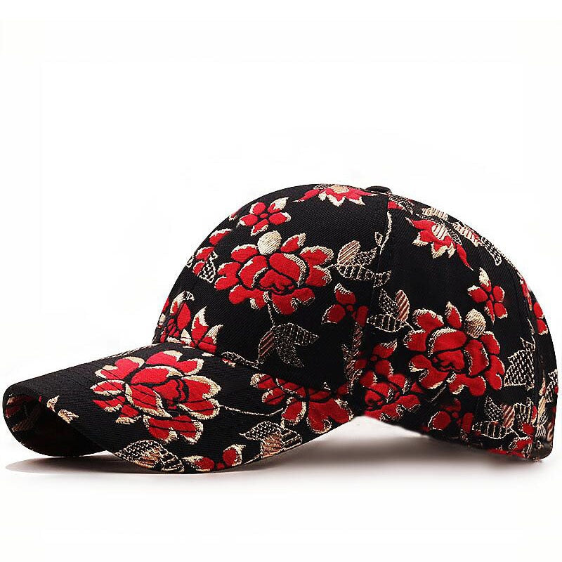 Simple Women's Baseball Cap Painting Embroidery Flower Girl Snapback Hats Jeans Woman Female Cap Summer fishing Sun Hat - Onvynix Labs